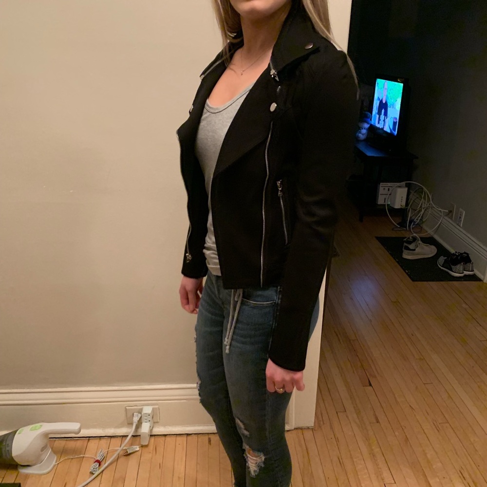 Express Black Short Jacket Size XS